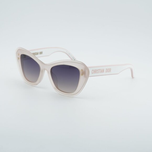 Dior DIORPACIFIC B3U 40GL Sunglasses Pink Shield Frame, Purple Lenses main image 4